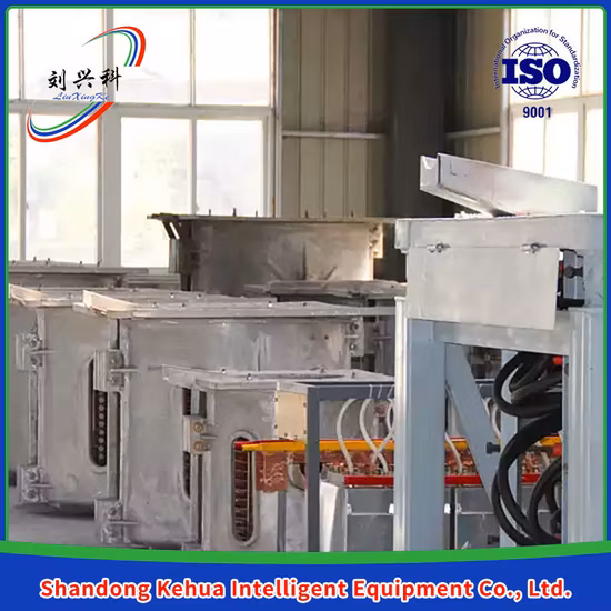 Intermediate Frequency Aluminium Shell 0.75t Induction Furnace Copper Smelting Equipment New Products
