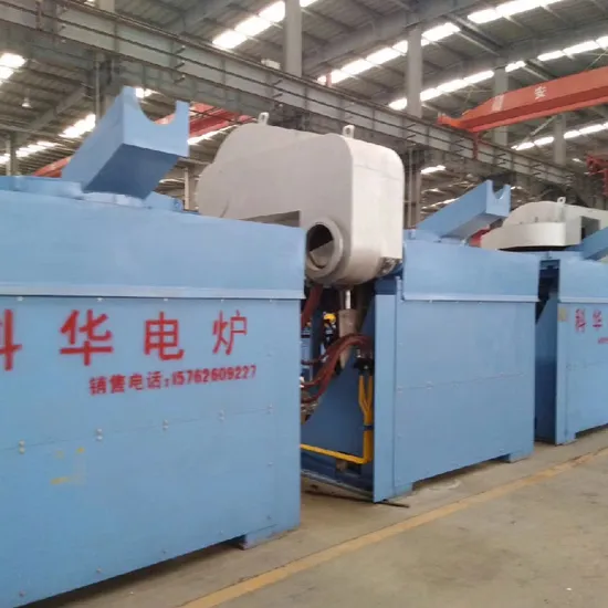 Intermediate Frequency Aluminium Shell 0.75t Induction Furnace Copper Smelting Equipment New Products