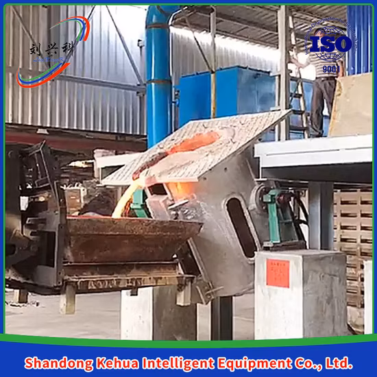 Intermediate Frequency Aluminium Shell 0.75t Induction Furnace Copper Smelting Equipment New Products