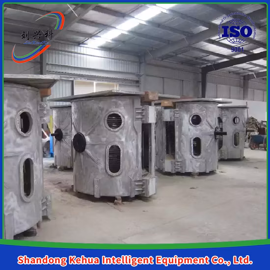 Intermediate Frequency Aluminium Shell 0.75t Induction Furnace Copper Smelting Equipment New Products